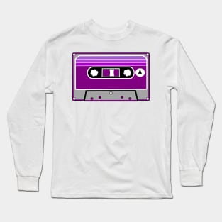 Asexual Flag Cassette Long Sleeve T-Shirt